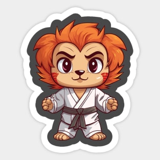 Judo Lion Sticker